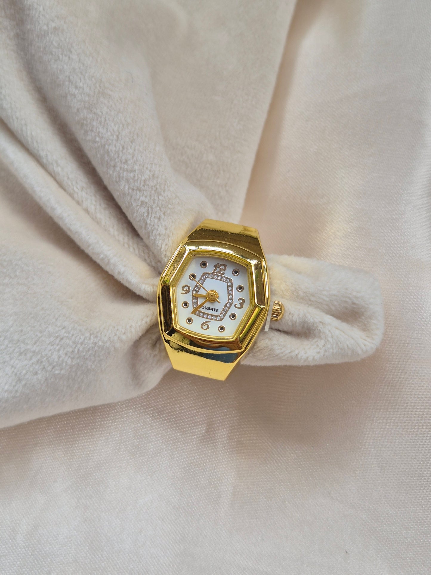 White Finger Watch