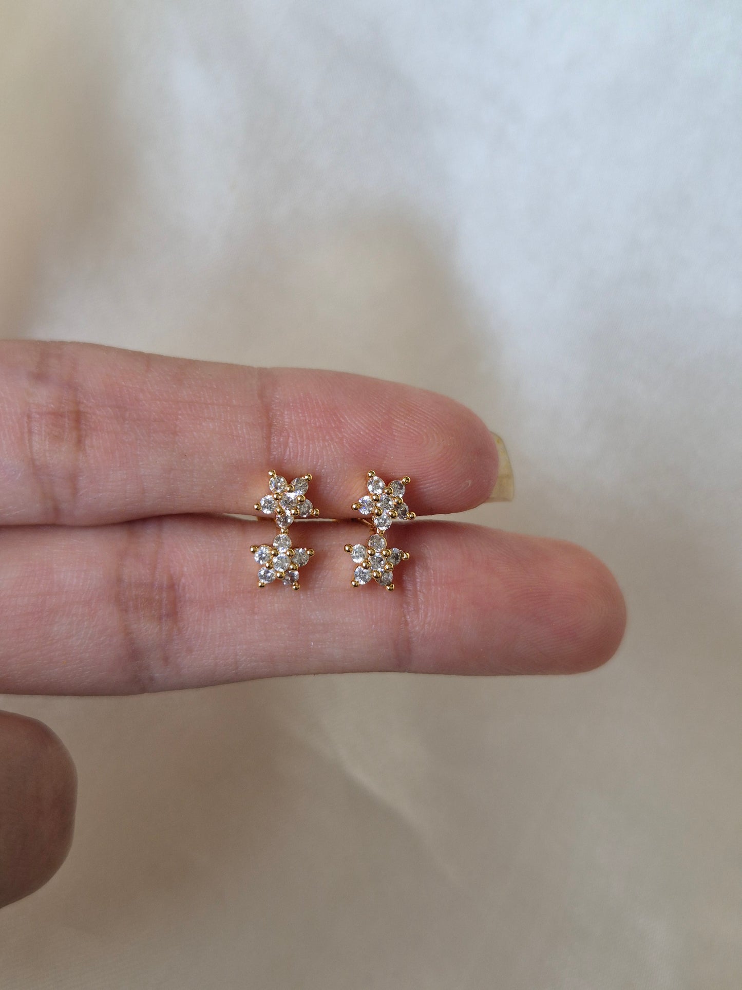 Double Flower Studs