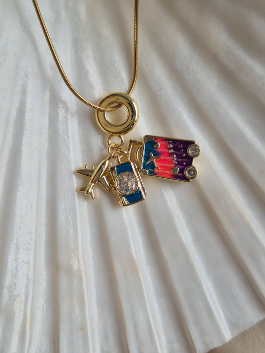 Travel Charms Necklace