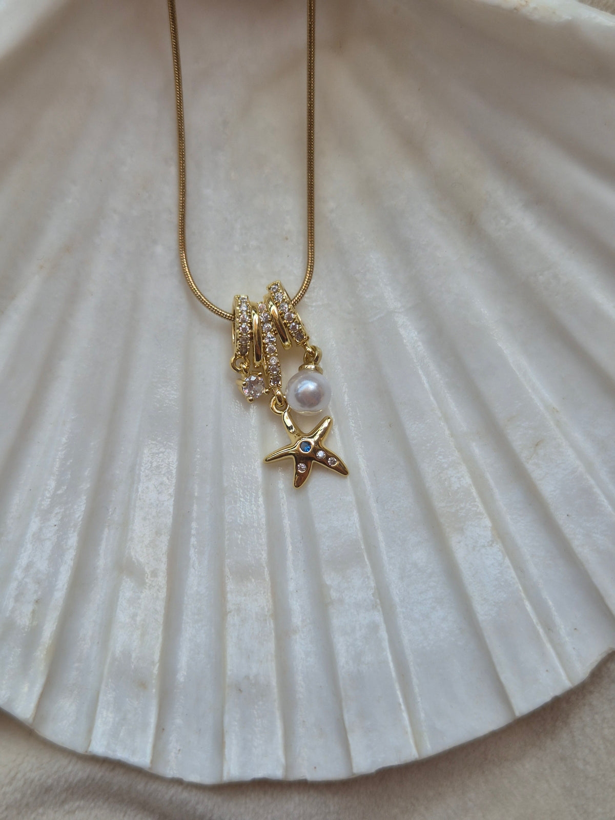 Starfish Charm Necklace