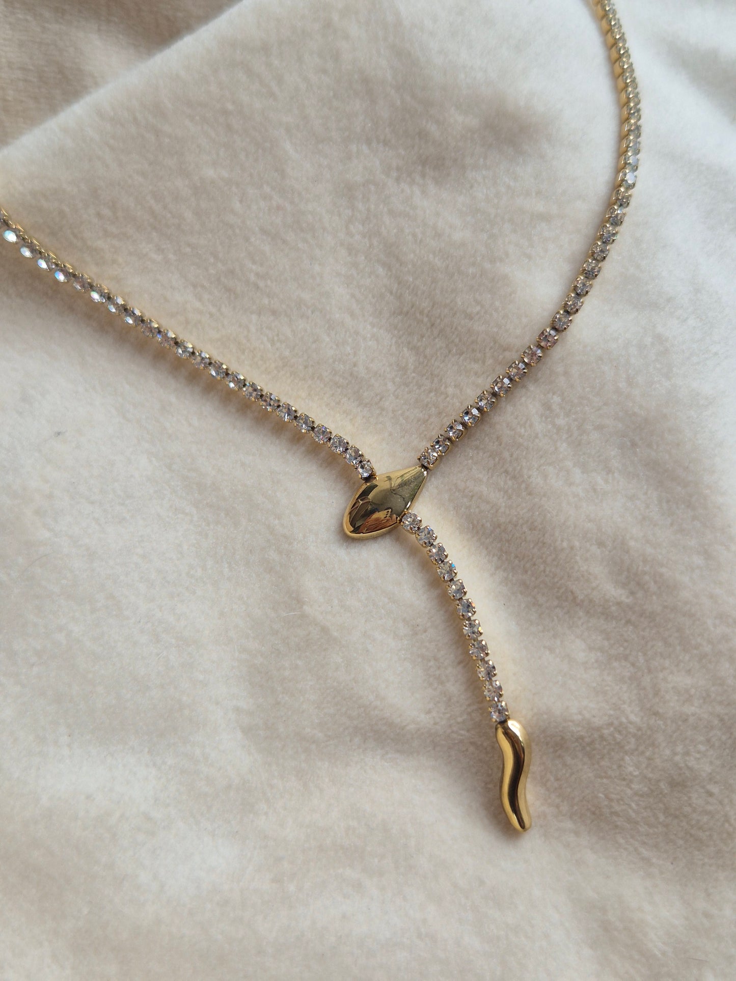 Tennis Snake Necklace