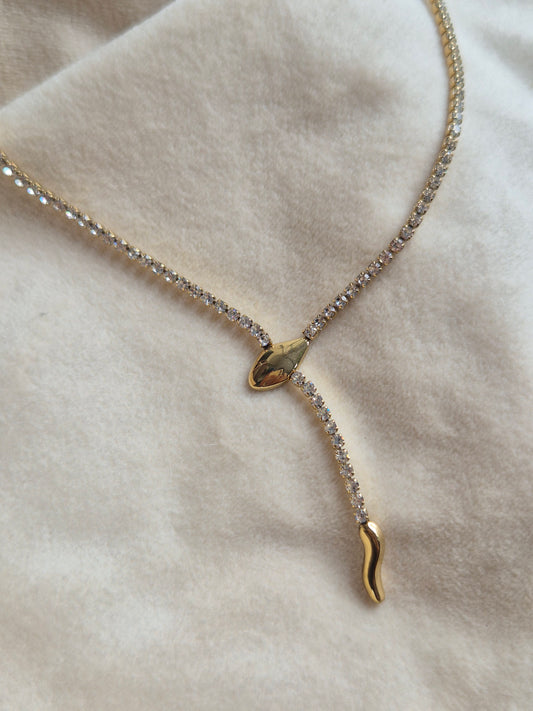 Tennis Snake Necklace