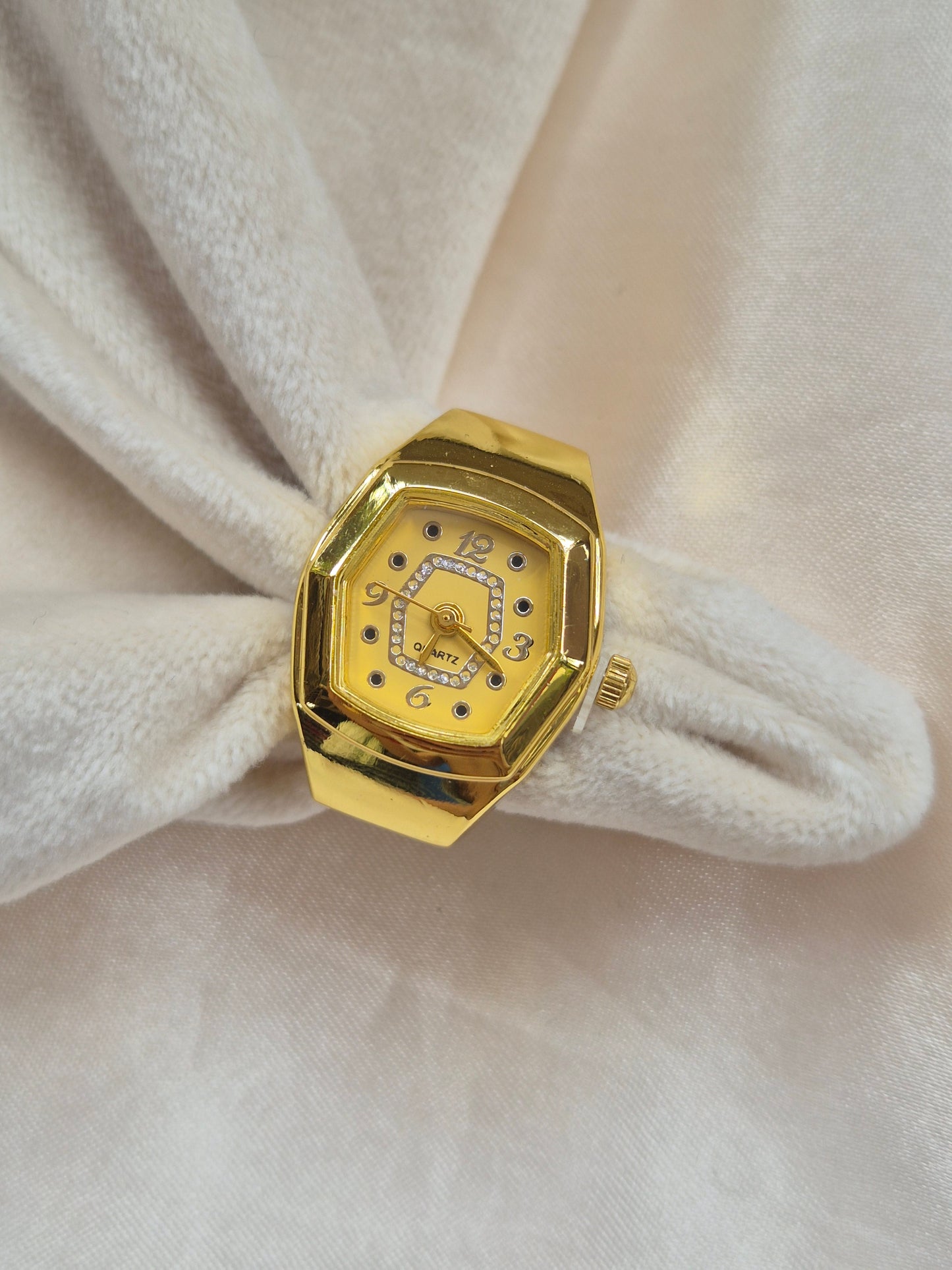 Yellow Finger Watch