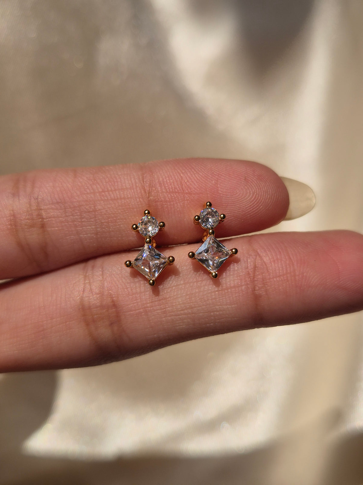 Dual Diamond Studs