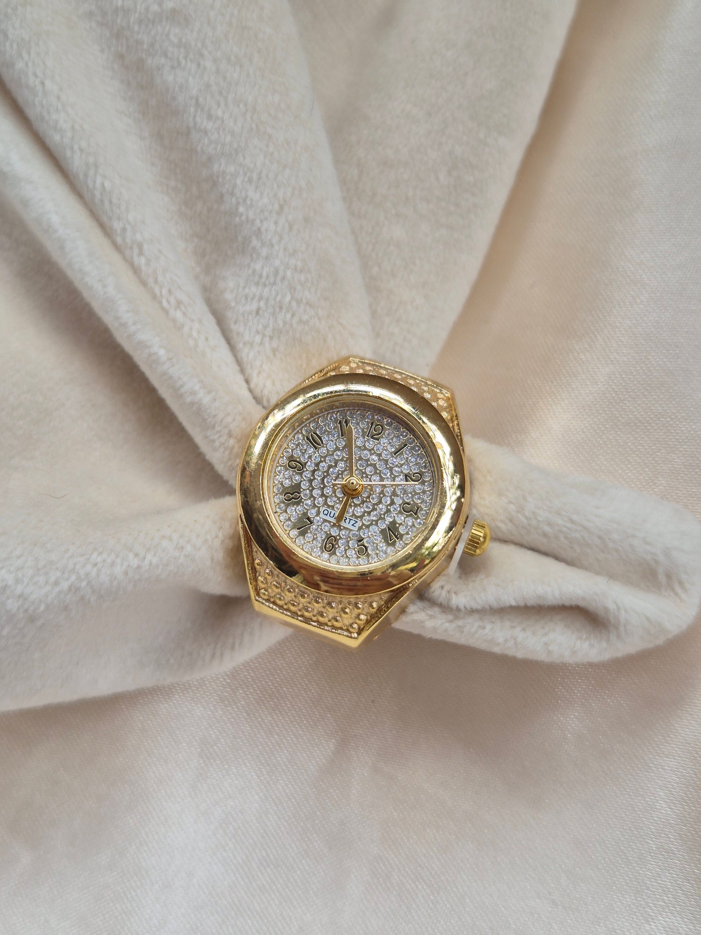 Studded Finger Watch