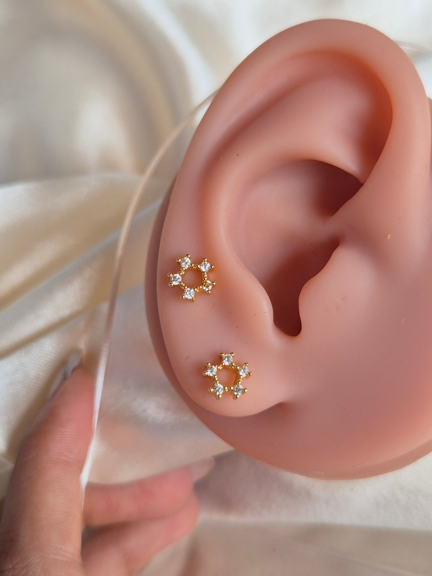 Hollow Circle Studs