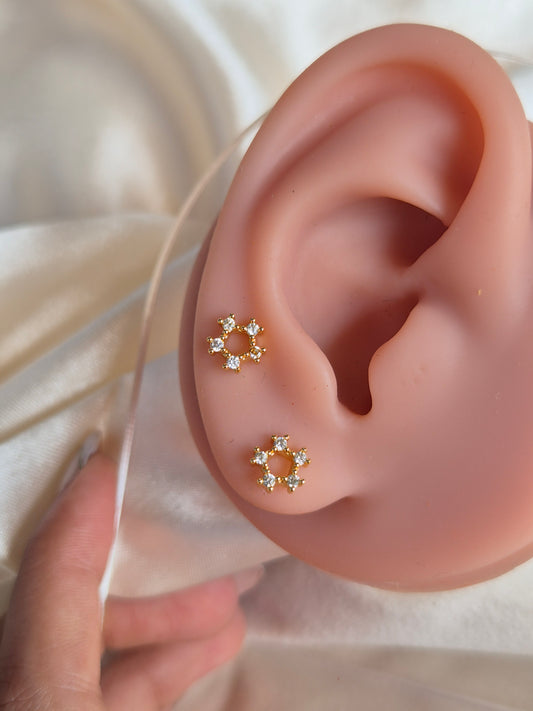 Hollow Circle Studs