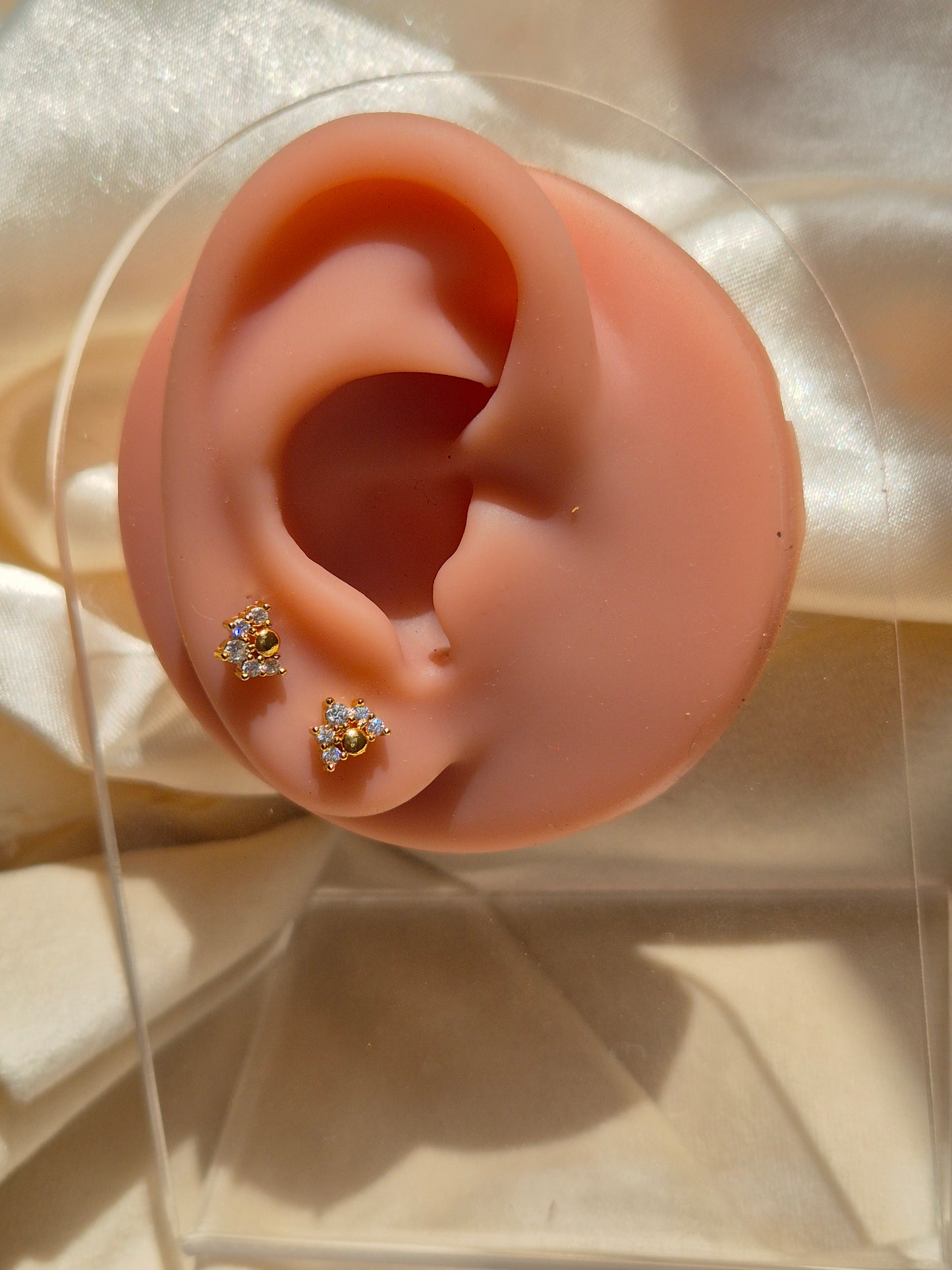 Half Flower Studs