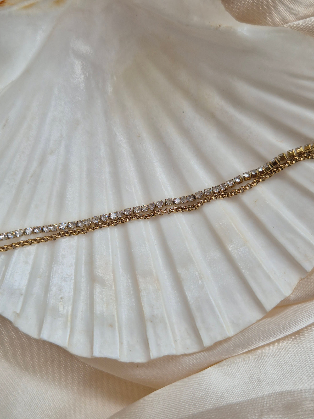 2 Layered Tennis Bracelet