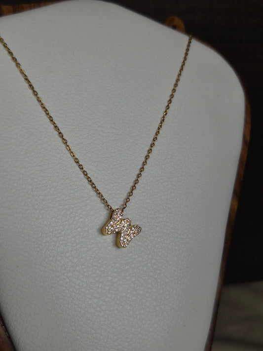 'W' Initial Necklace