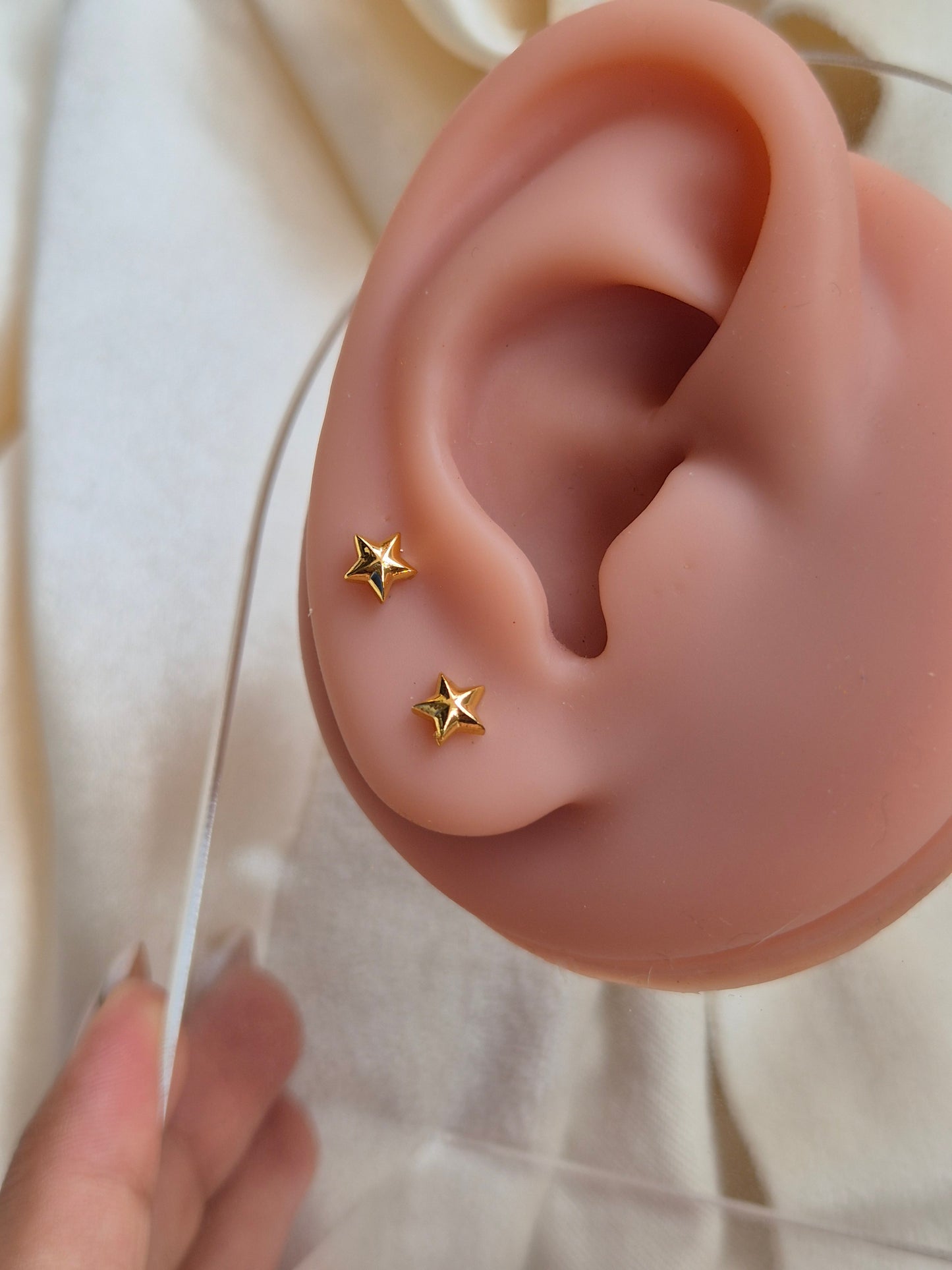 Plain Star Studs