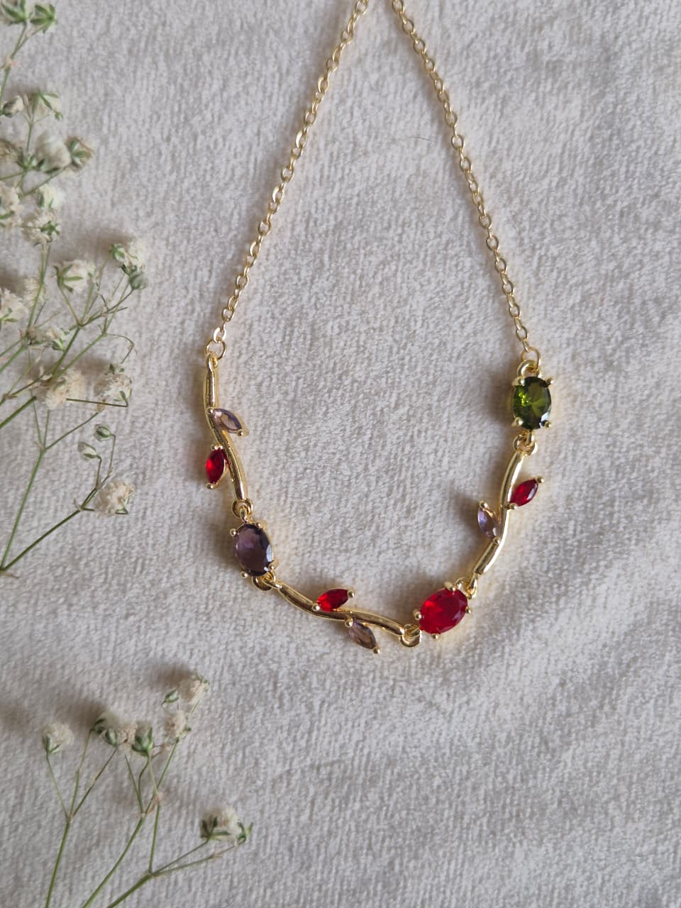 Multicolored Tulip Bracelet (Adjustable)