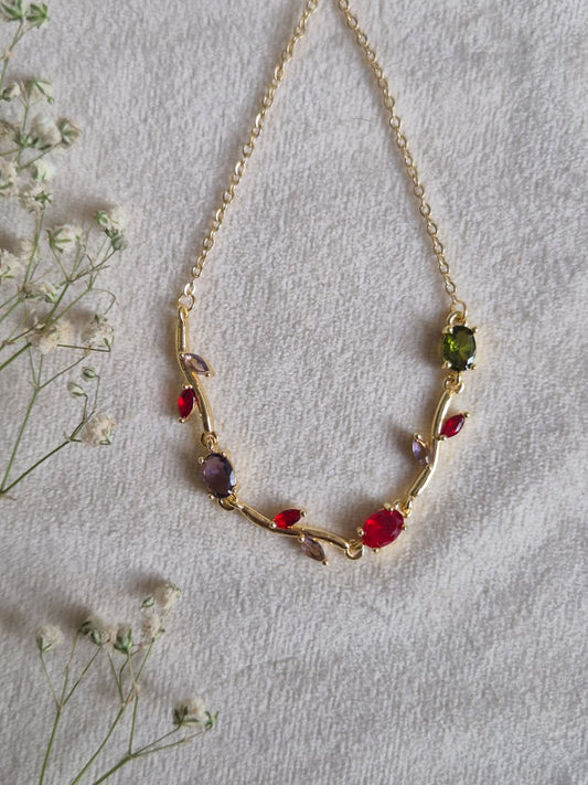 Multicolored Tulip Bracelet (Adjustable)