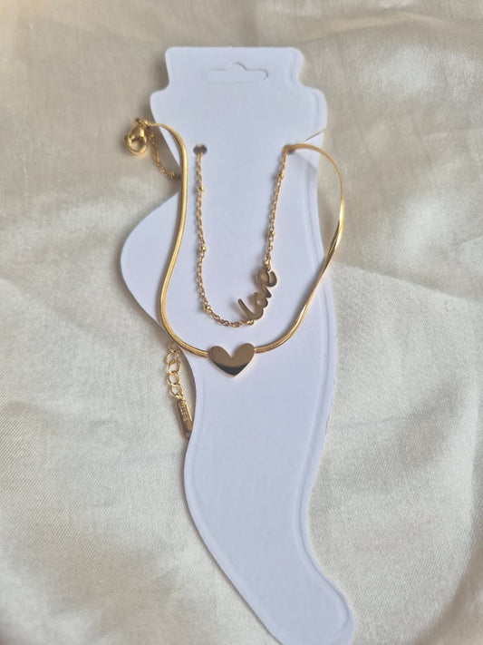 Love Heart Anklet