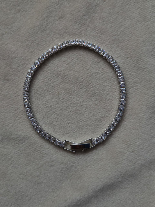 Silver Tennis Bracelet
