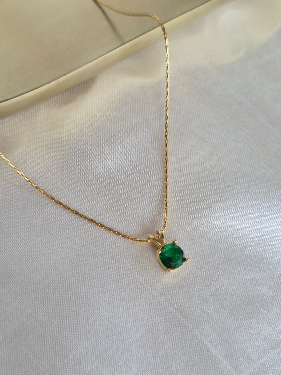 Green Stud Necklace