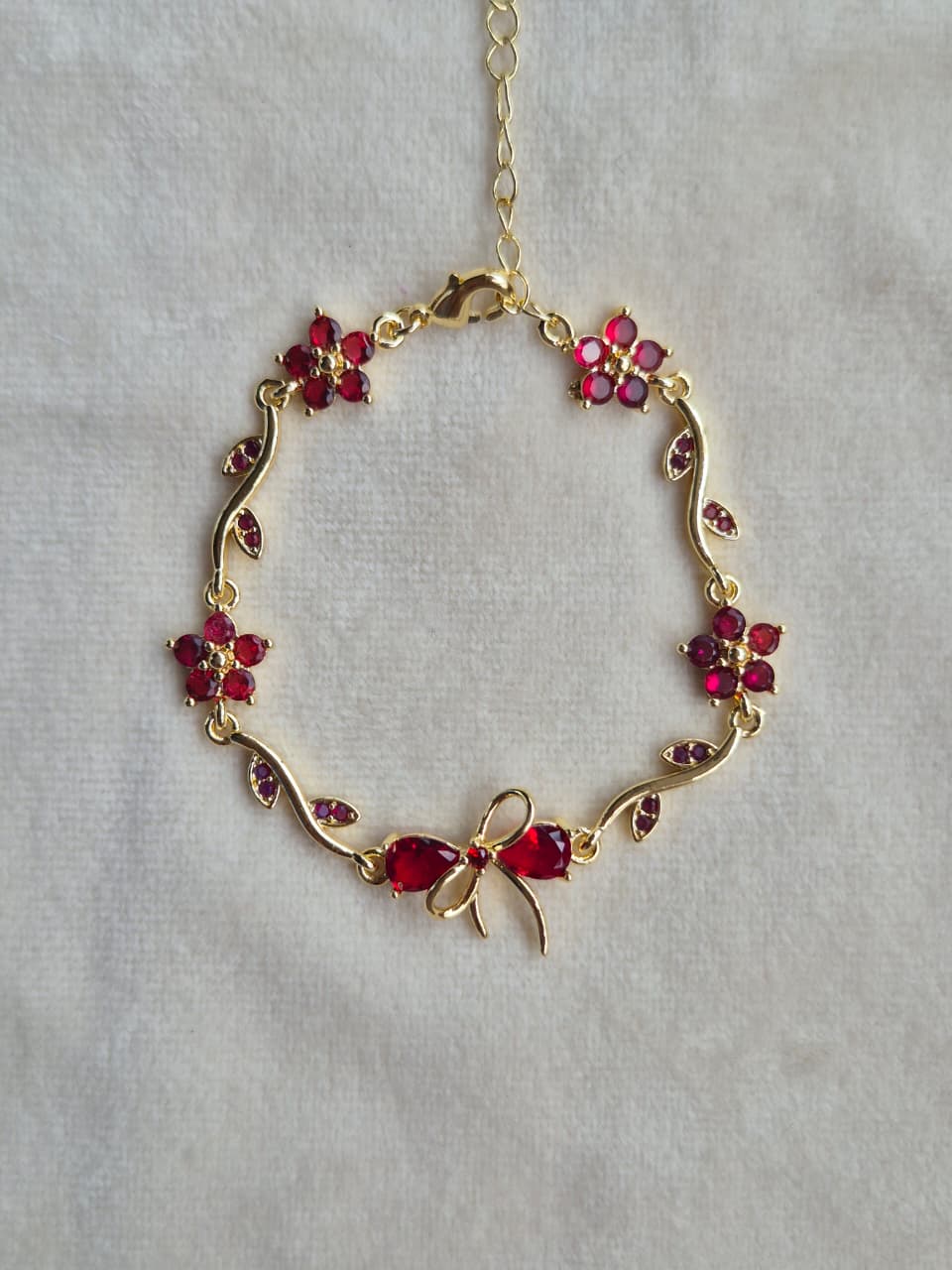 Red Bow Bracelet