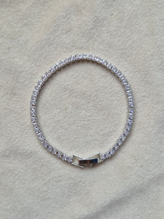 Silver Tennis Bracelet