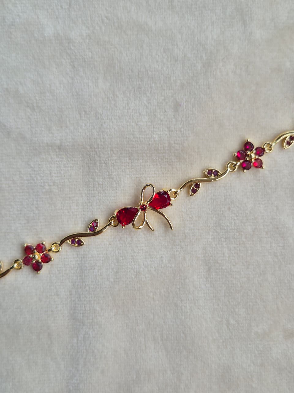 Red Bow Bracelet