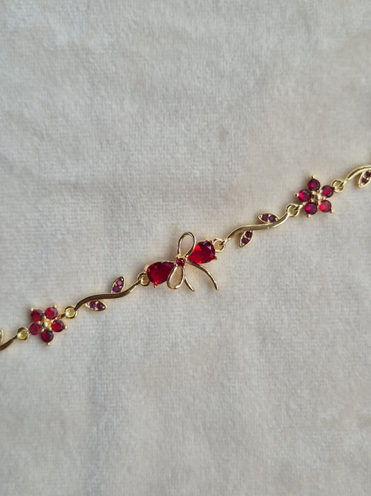 Red Bow Bracelet