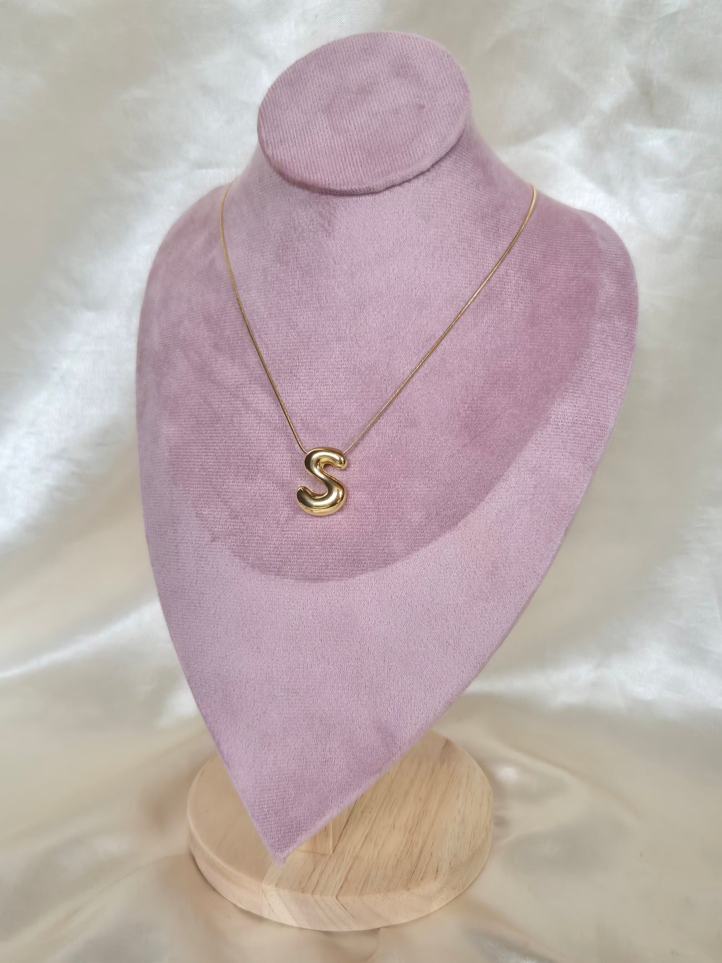 'S' Initial Necklace