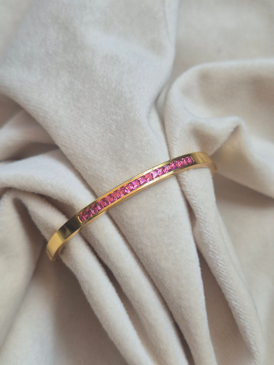 Pink Thin Bling Kada