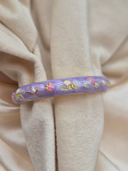 Purple Enamel Kada (Small Size)