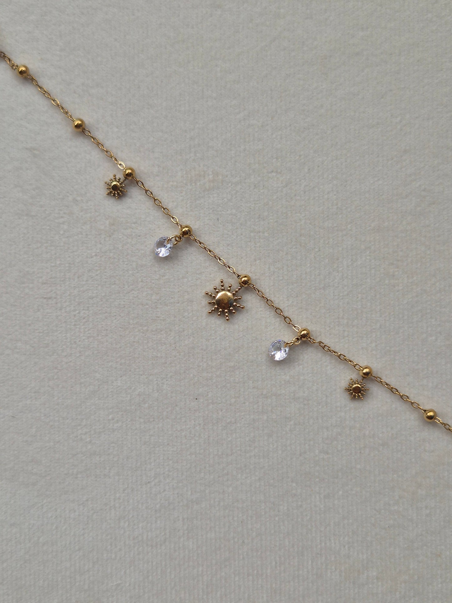 Sun Charm Bracelet