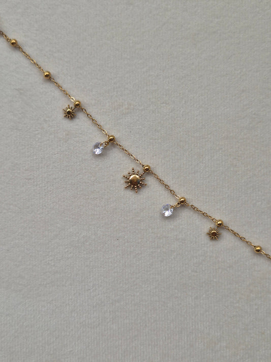 Sun Charm Bracelet