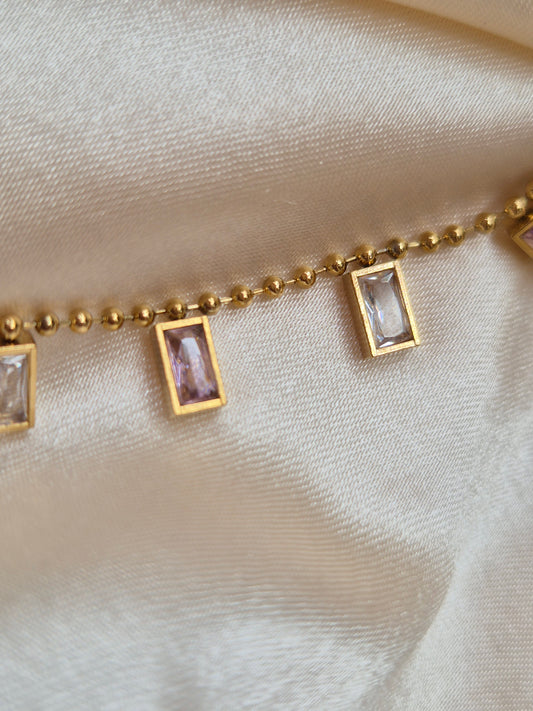 Sq. Charm Necklace