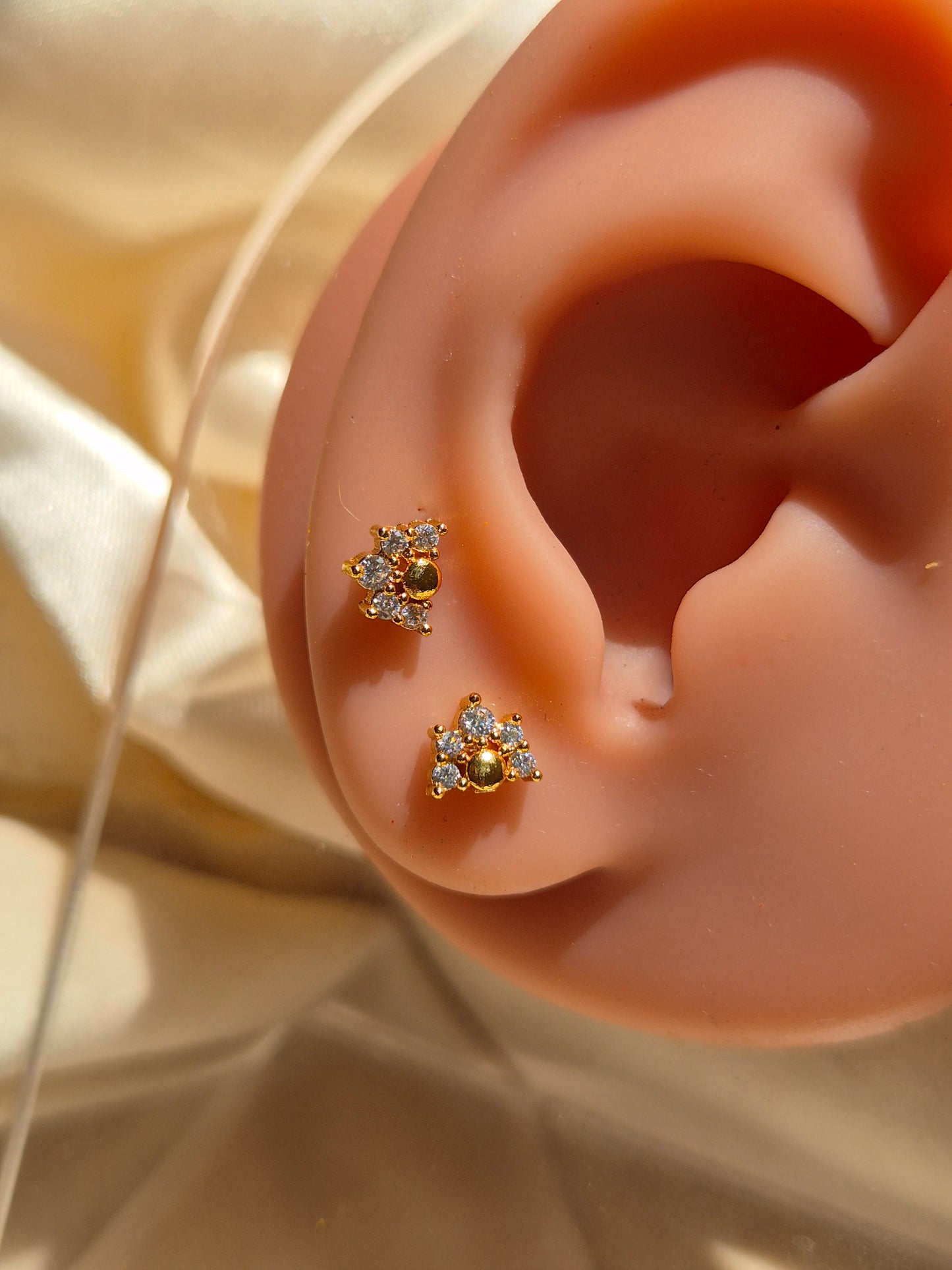 Half Flower Studs