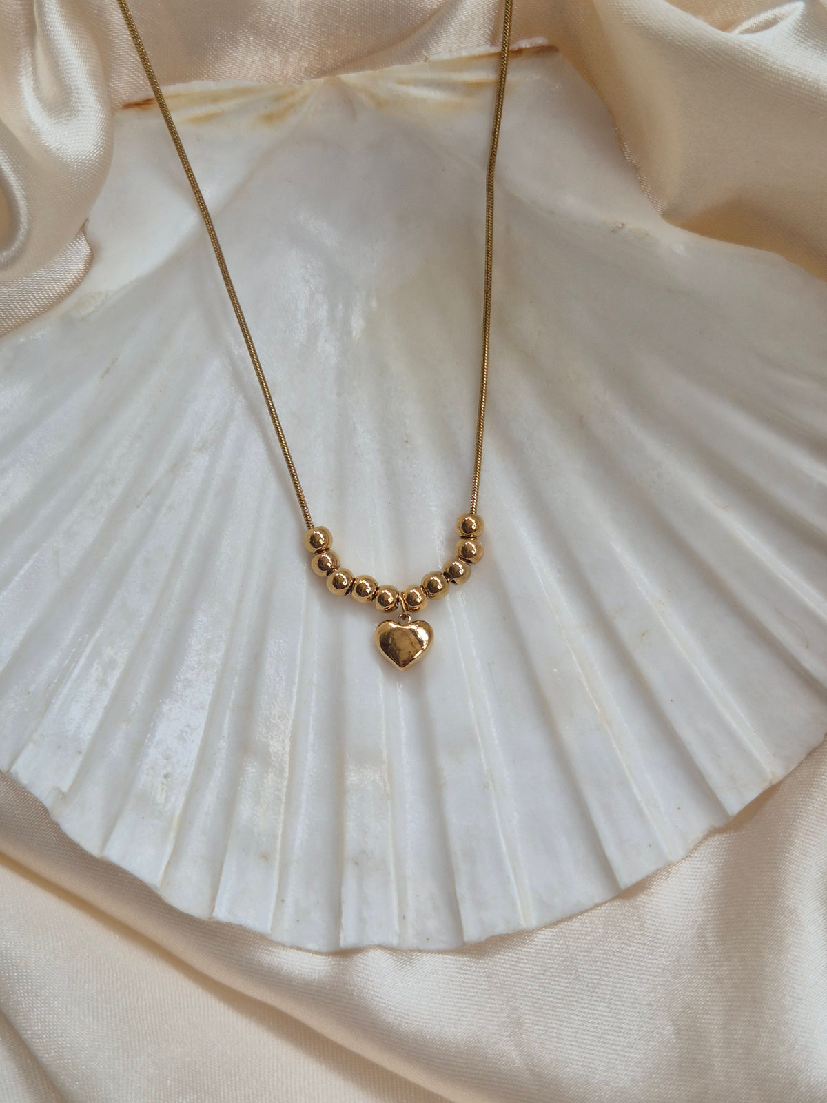 Beaded Heart Necklace