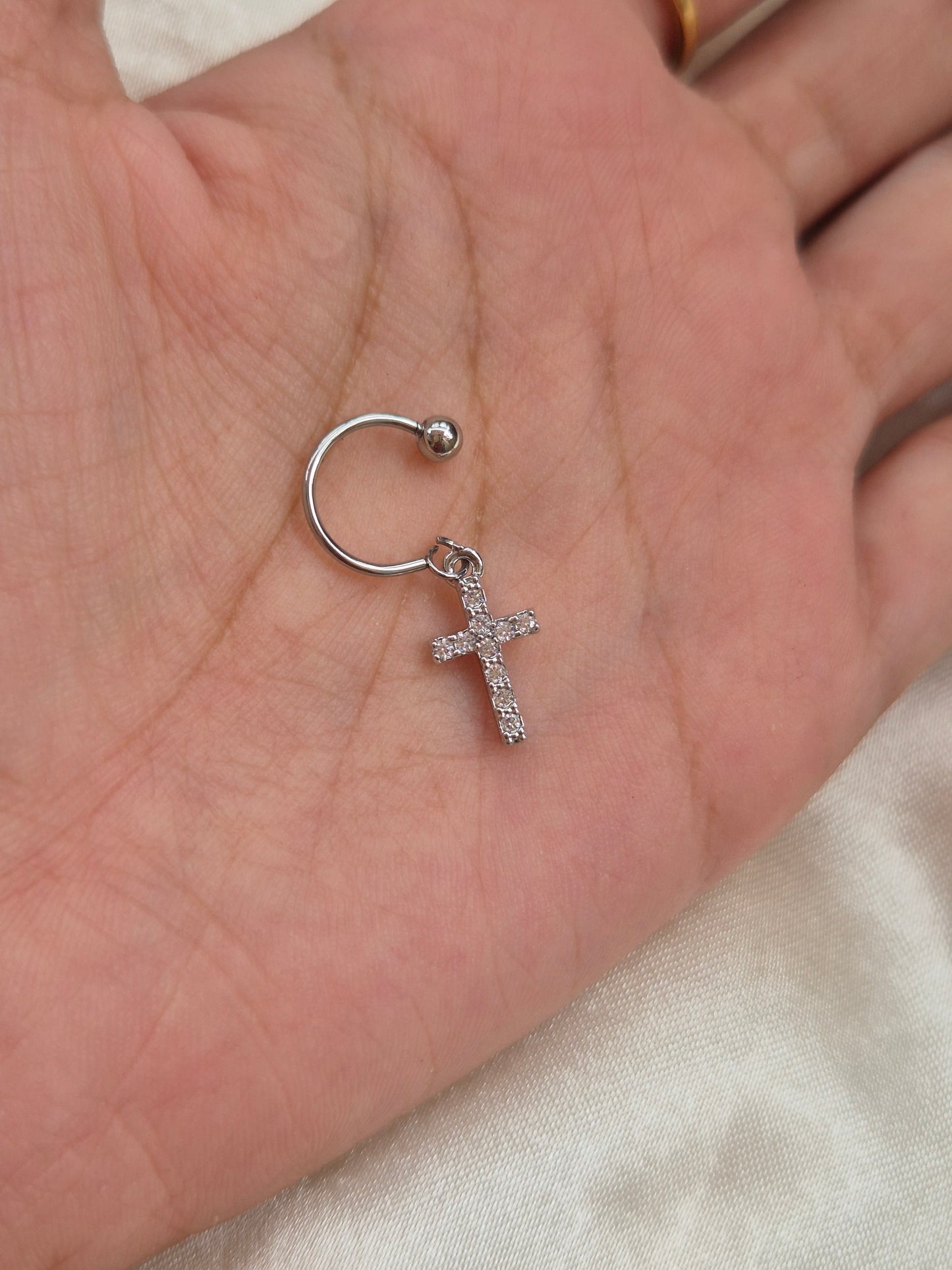 Cross Piercing Studs