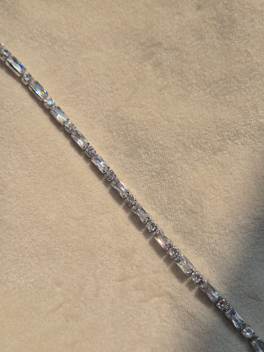 Silver Tennis Bracelet 2 (Normal Size)