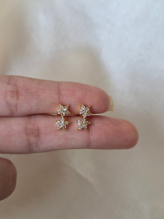 Double Flower Studs