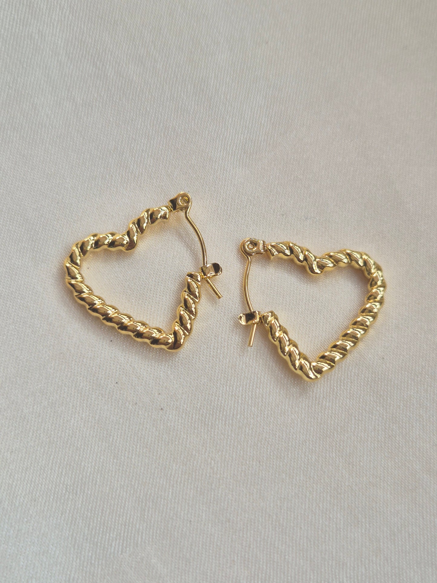 Rope Heart Hoops