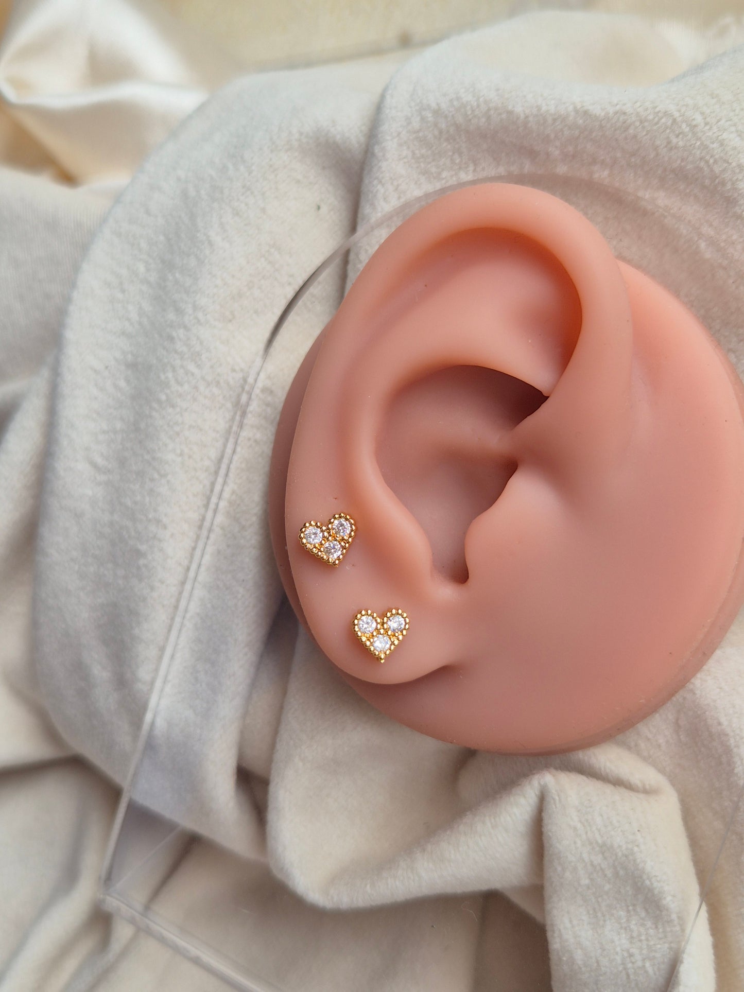 Heart Studs