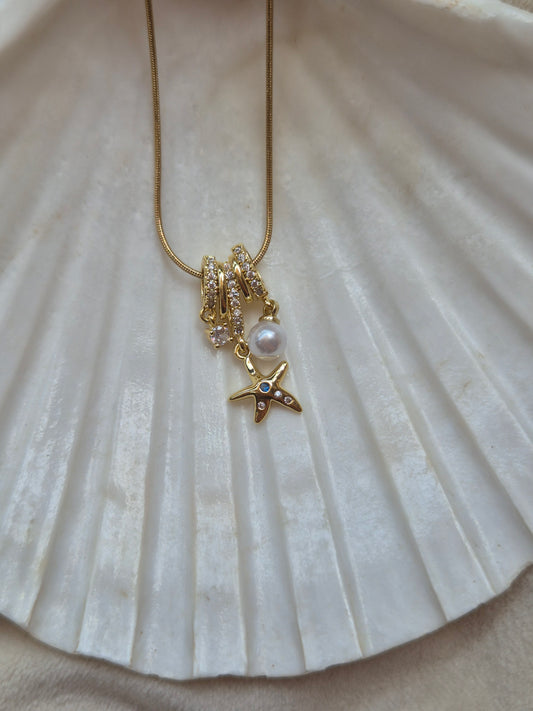 Starfish Charm Necklace