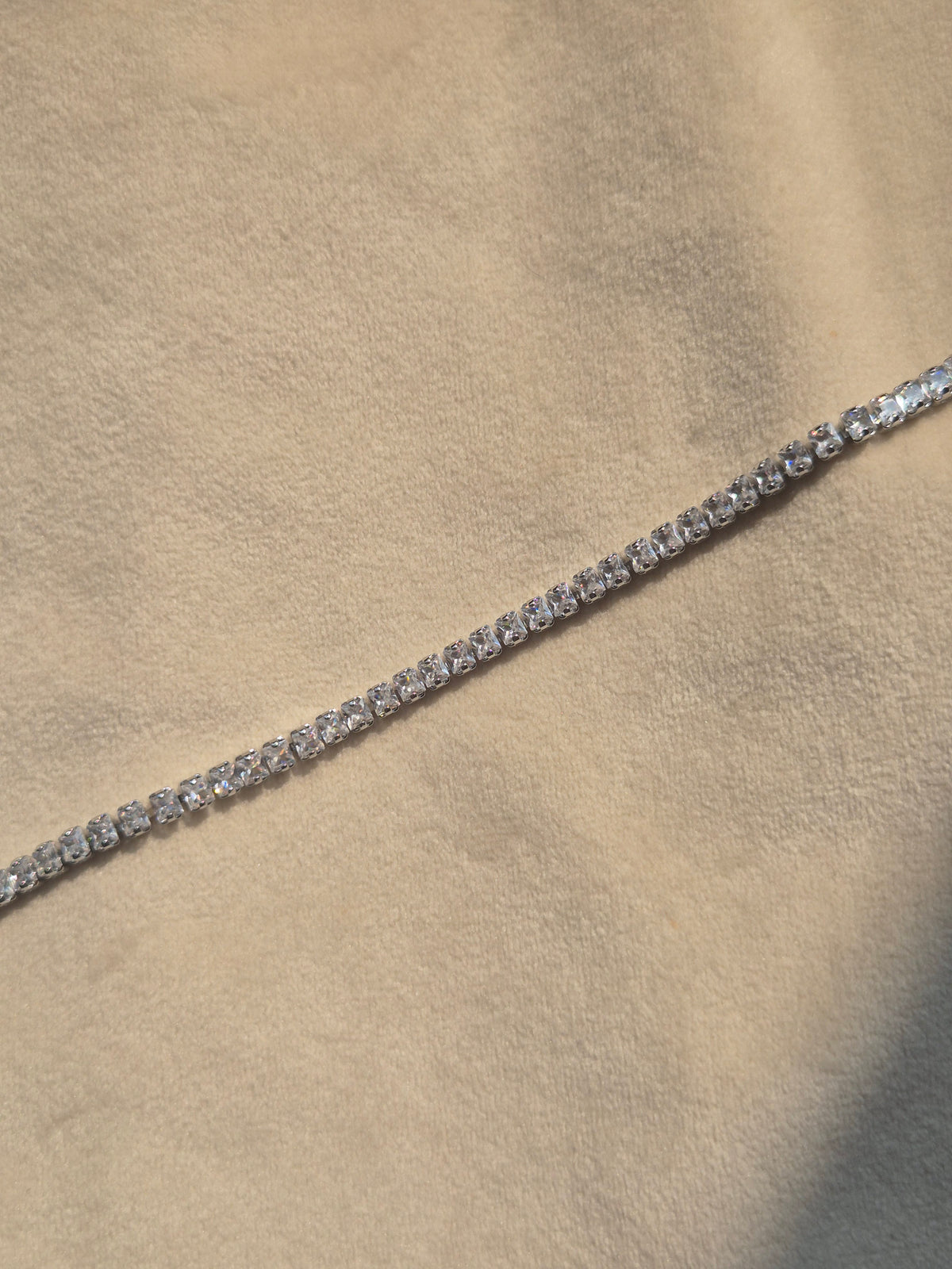 Silver Tennis Bracelet (normal size)