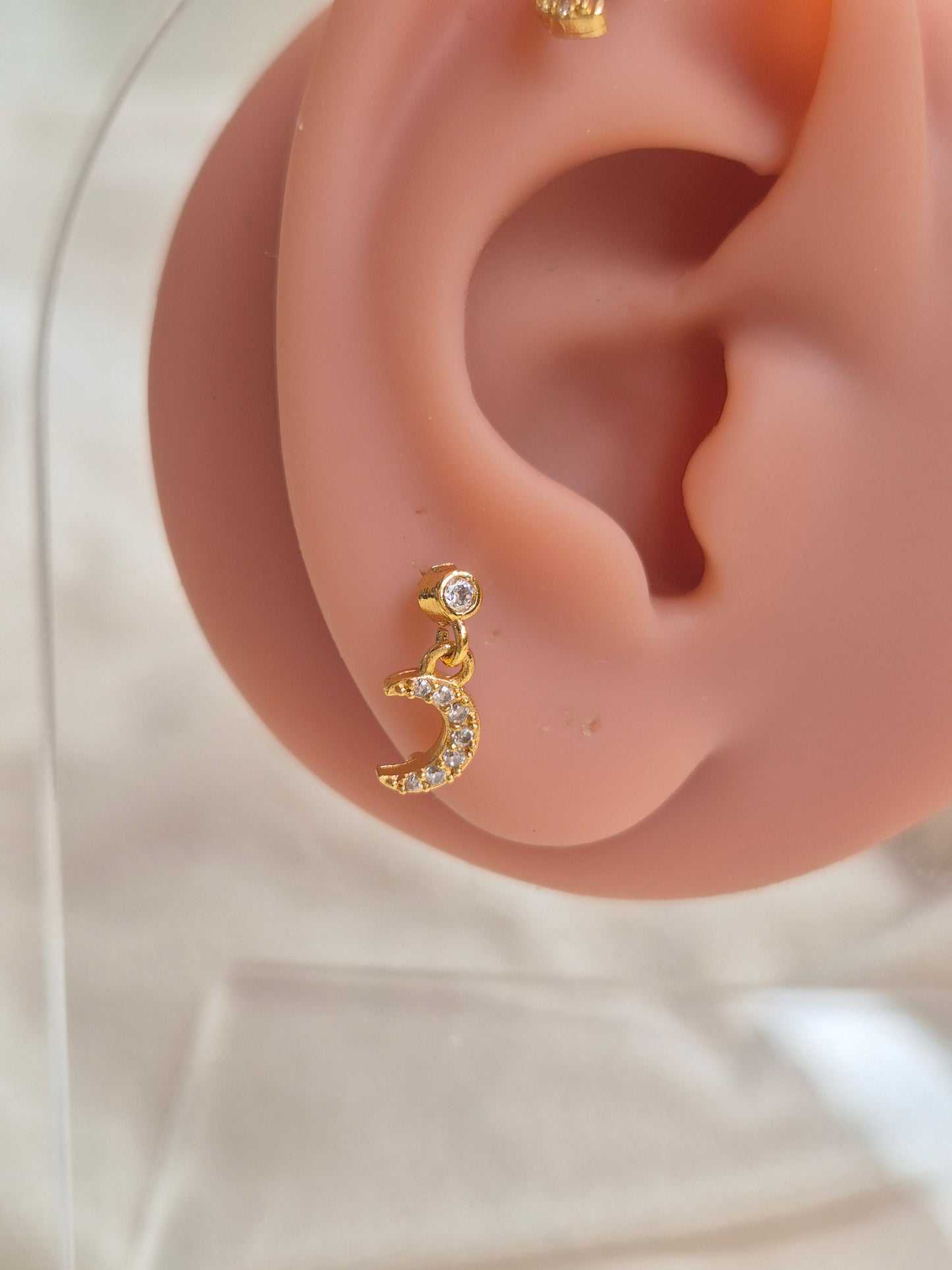 Moon Piercing Studs
