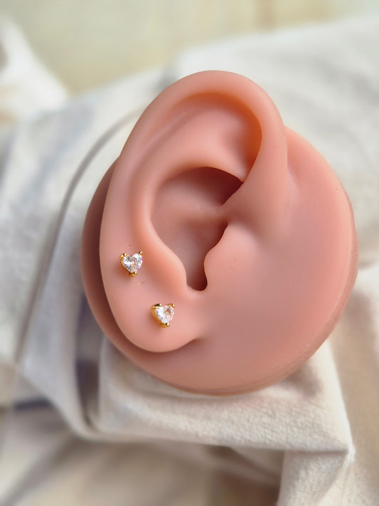 Dainty Diamond Heart