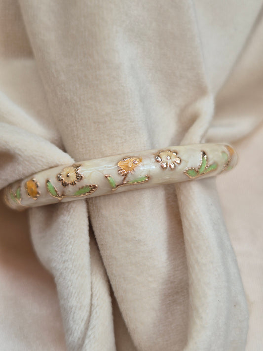 Biege Enamel Kada (Small Size)