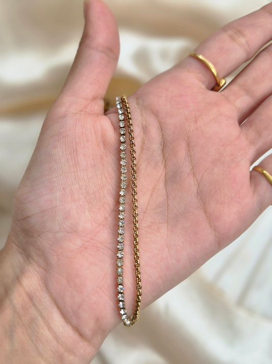 2 Layered Tennis Bracelet