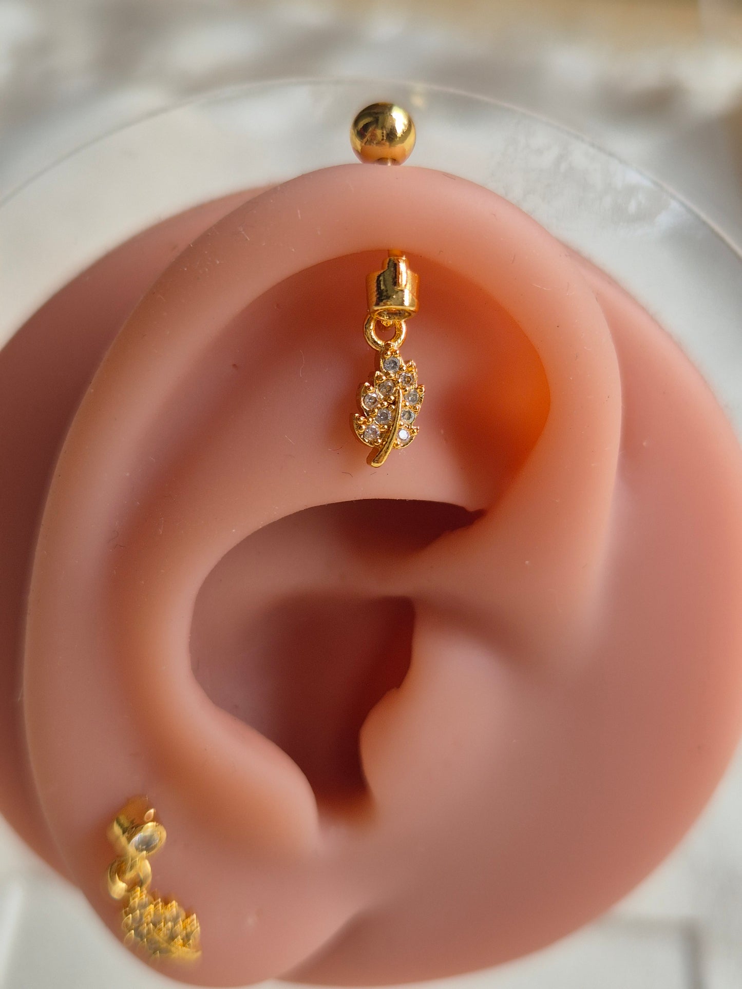 Leaf Piercing Studs