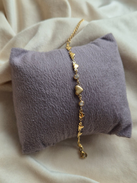 Hearts Link Bracelet