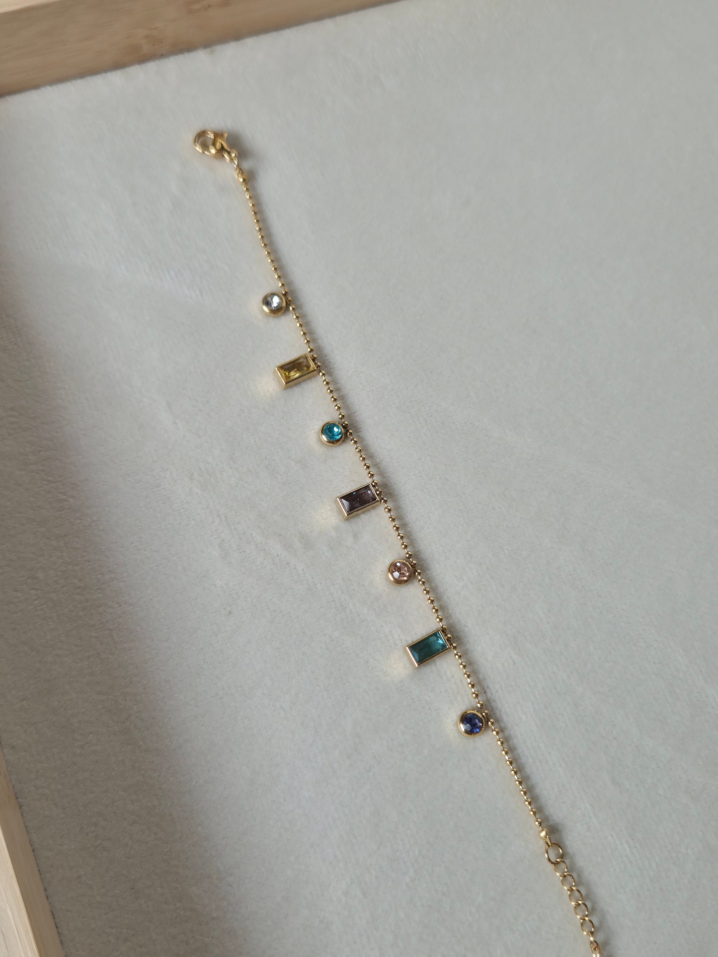 Multi-colored Charm Bracelet