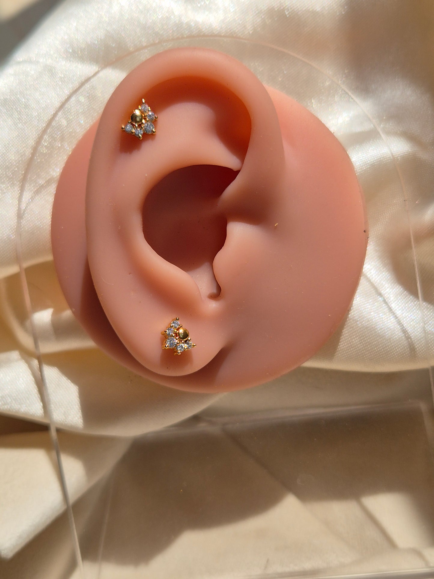 Half Flower Studs