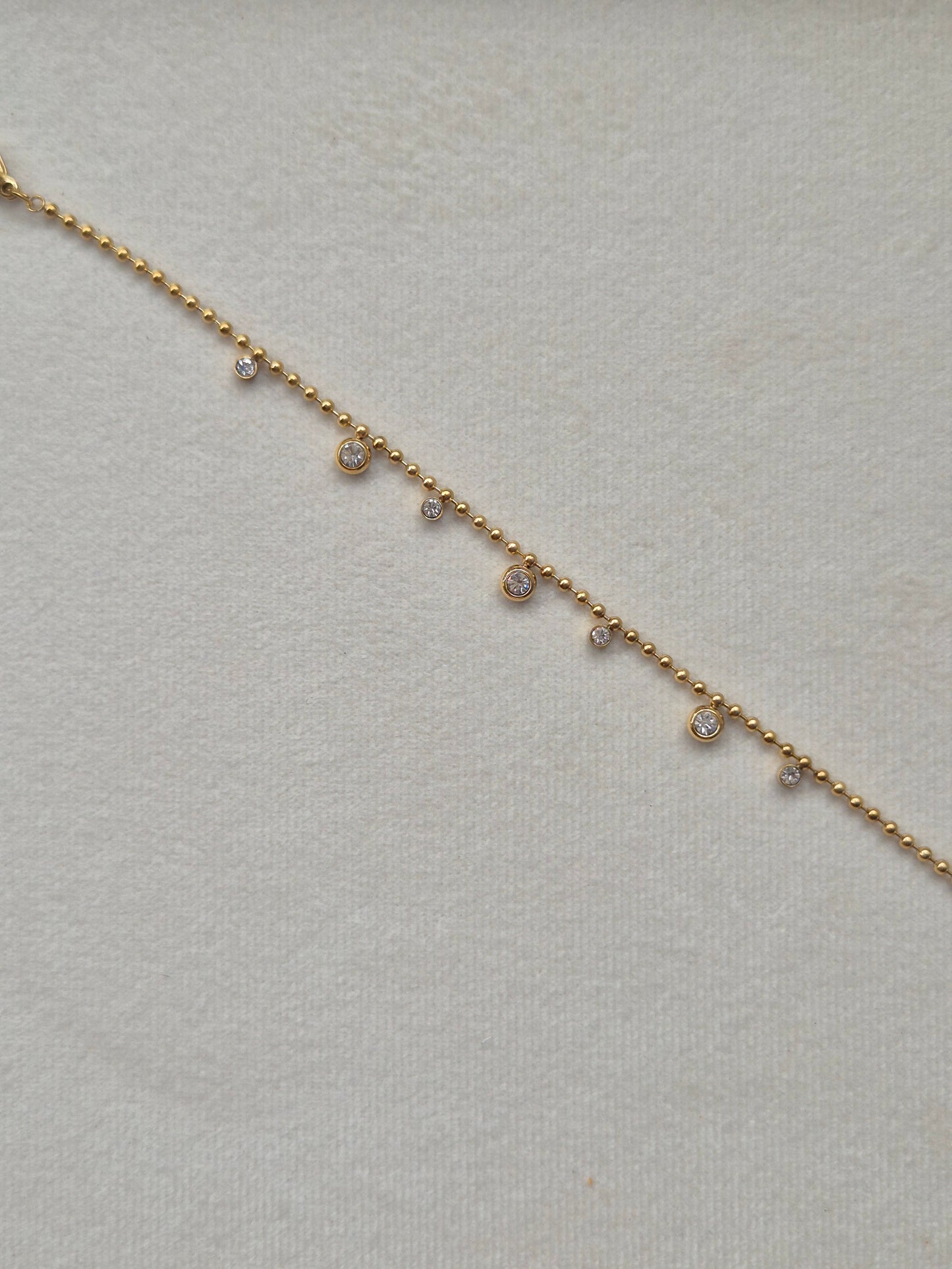 Diamond Charm Bracelet