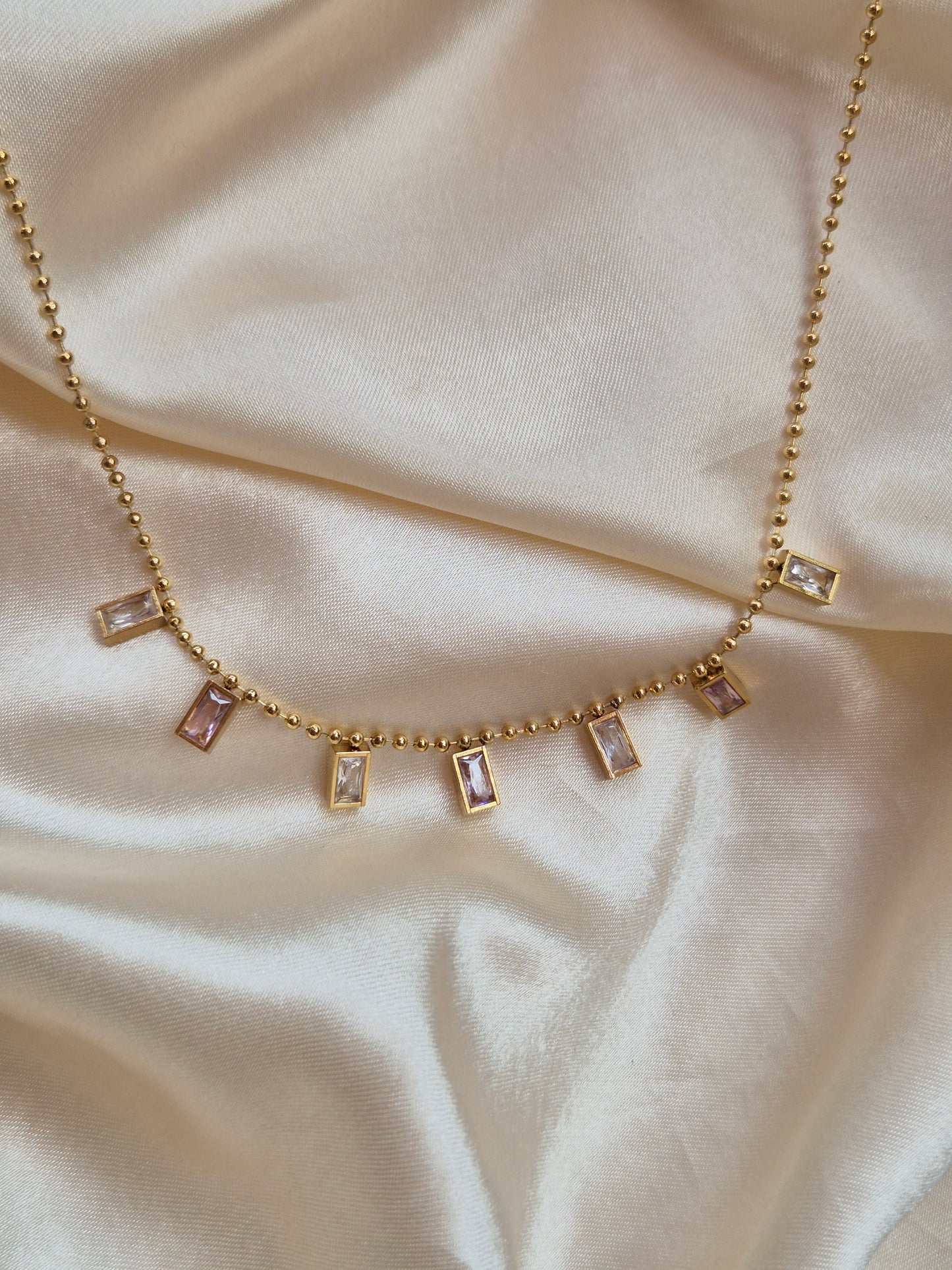 Sq. Charm Necklace