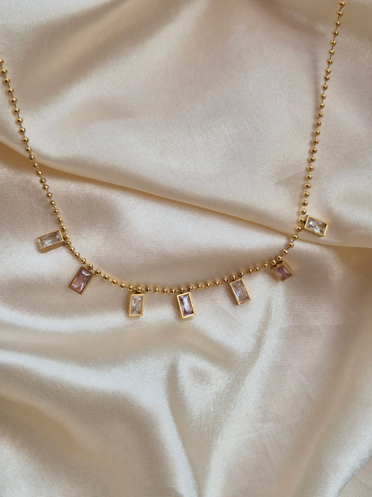 Sq. Charm Necklace